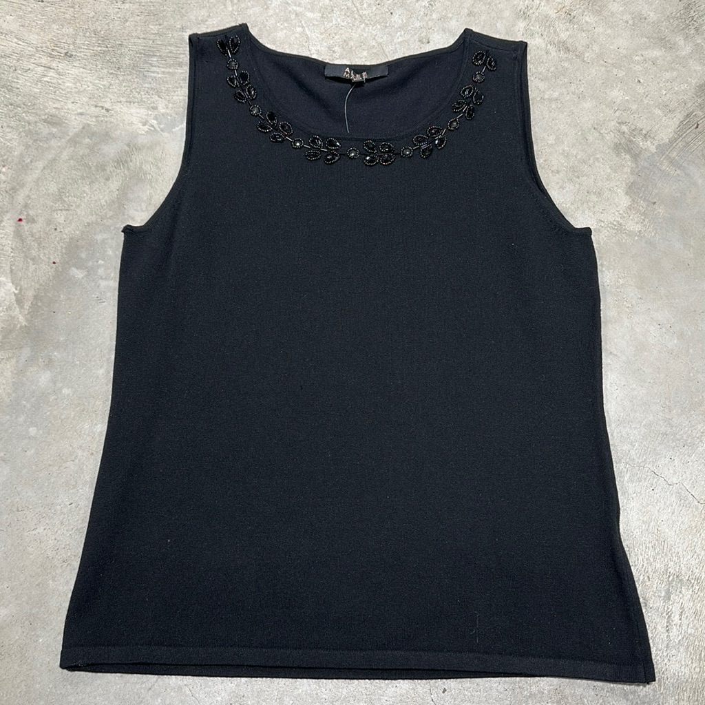 Alex Marie Brand Black Top  Size S B54
